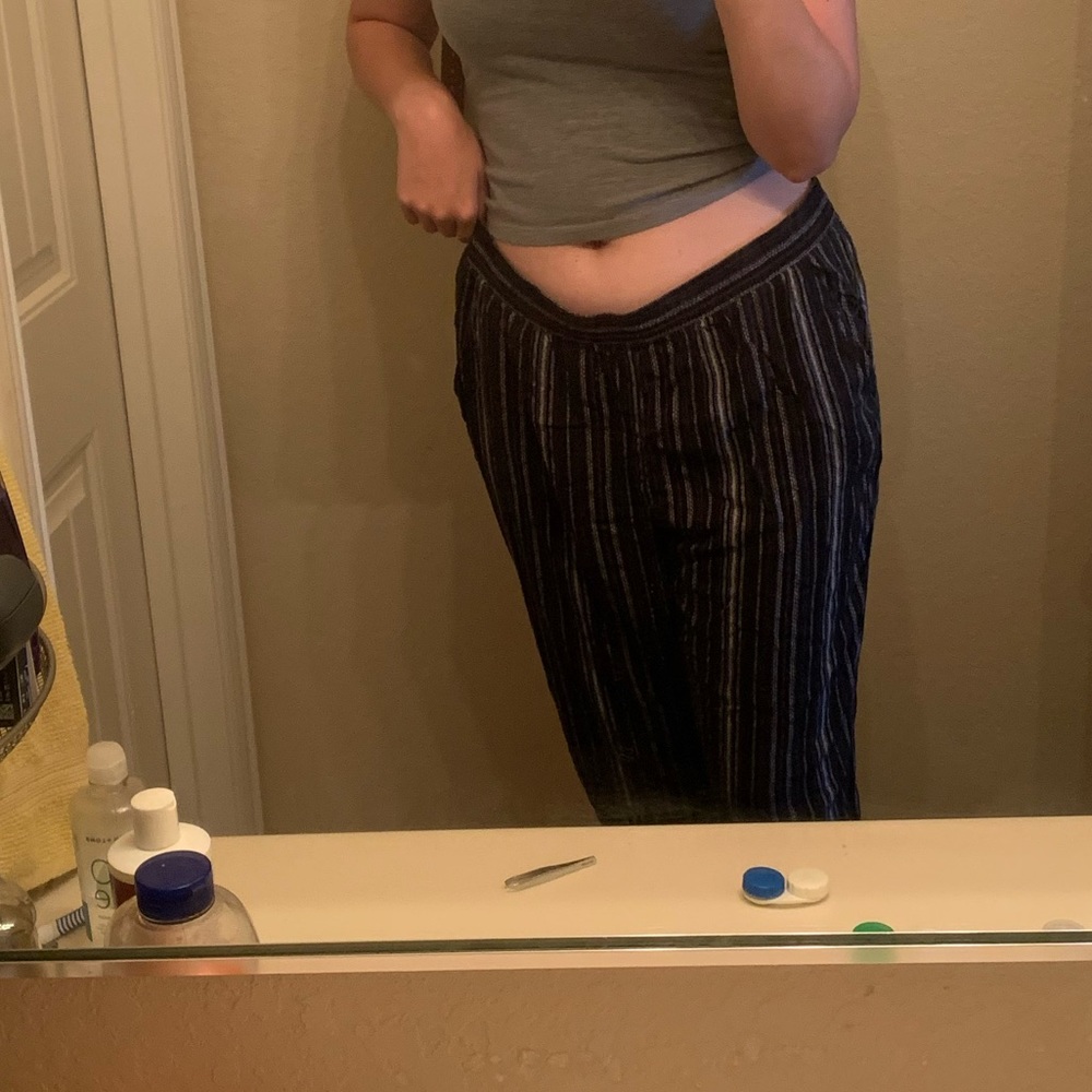 Striped leggings